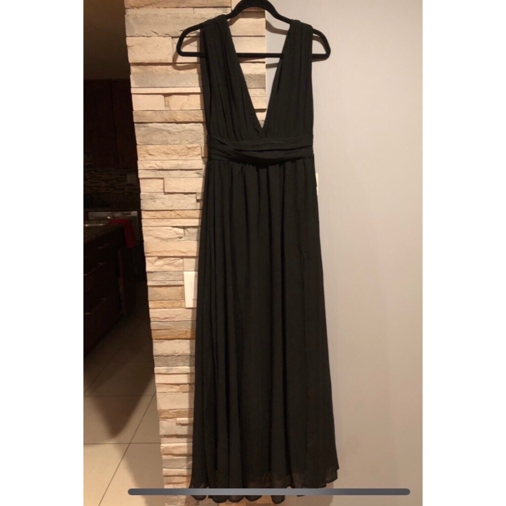 Black maxi dress